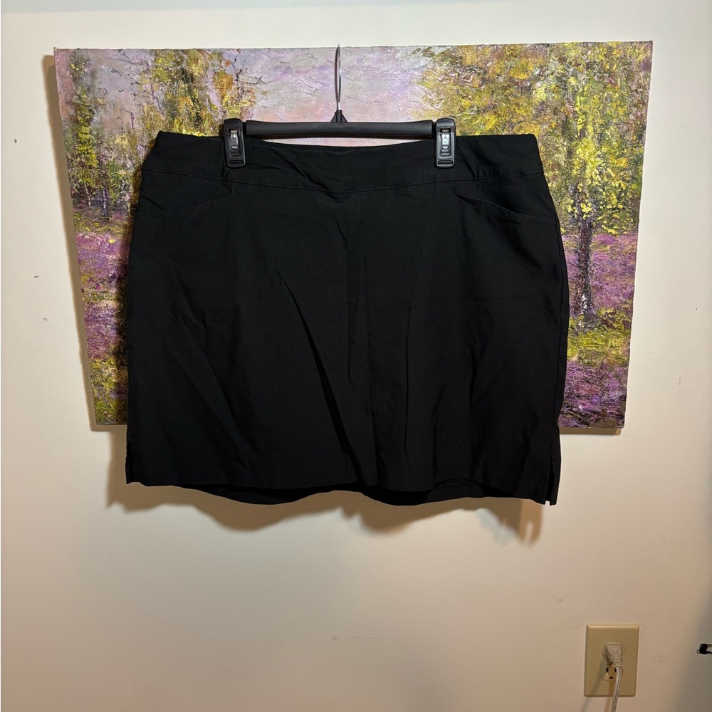 LADY HAGEN Classic Black Women's Skort size 20